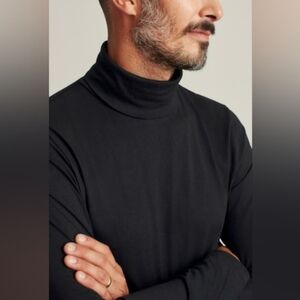 Eddie Bauer Men's Black Turtleneck